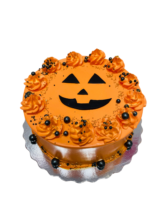 Pumpkin Halloween Cake