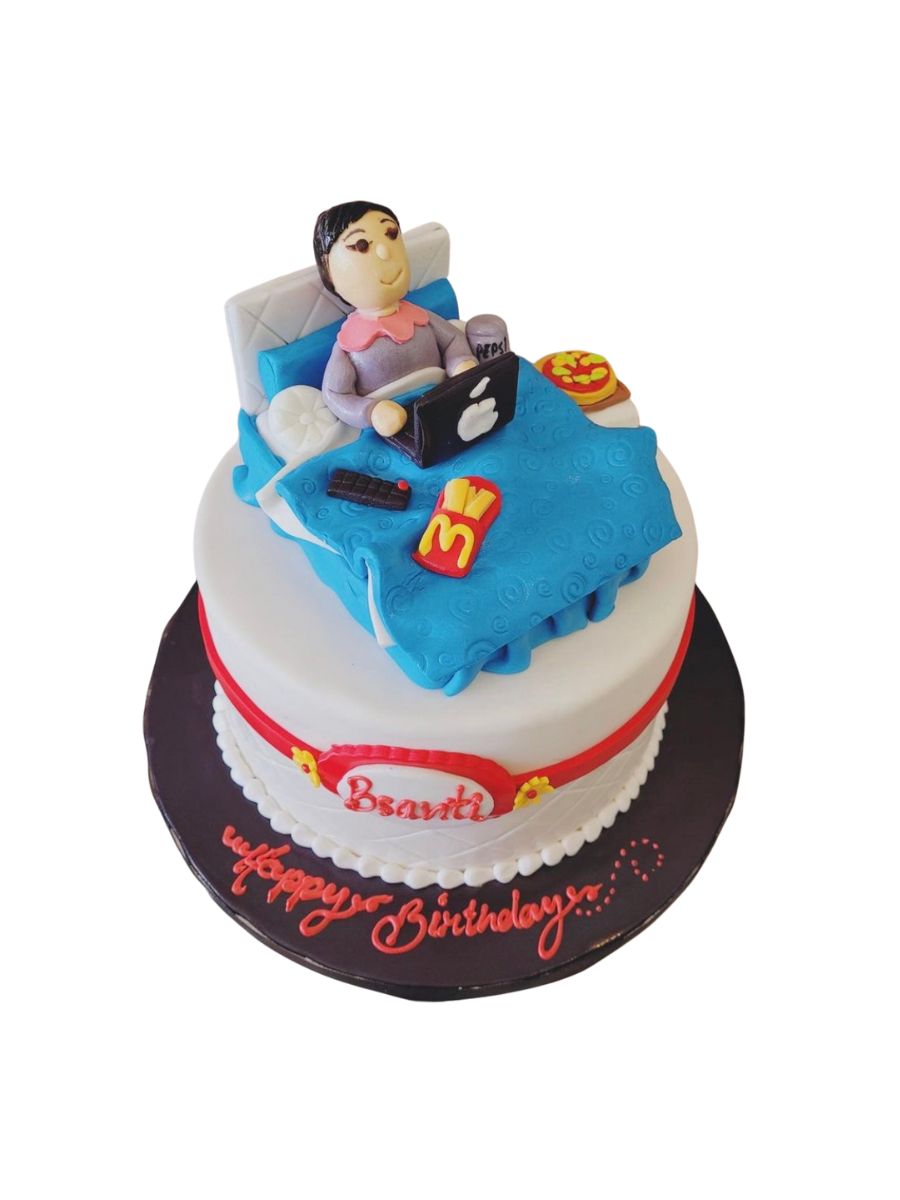 Bed Fondant Cake