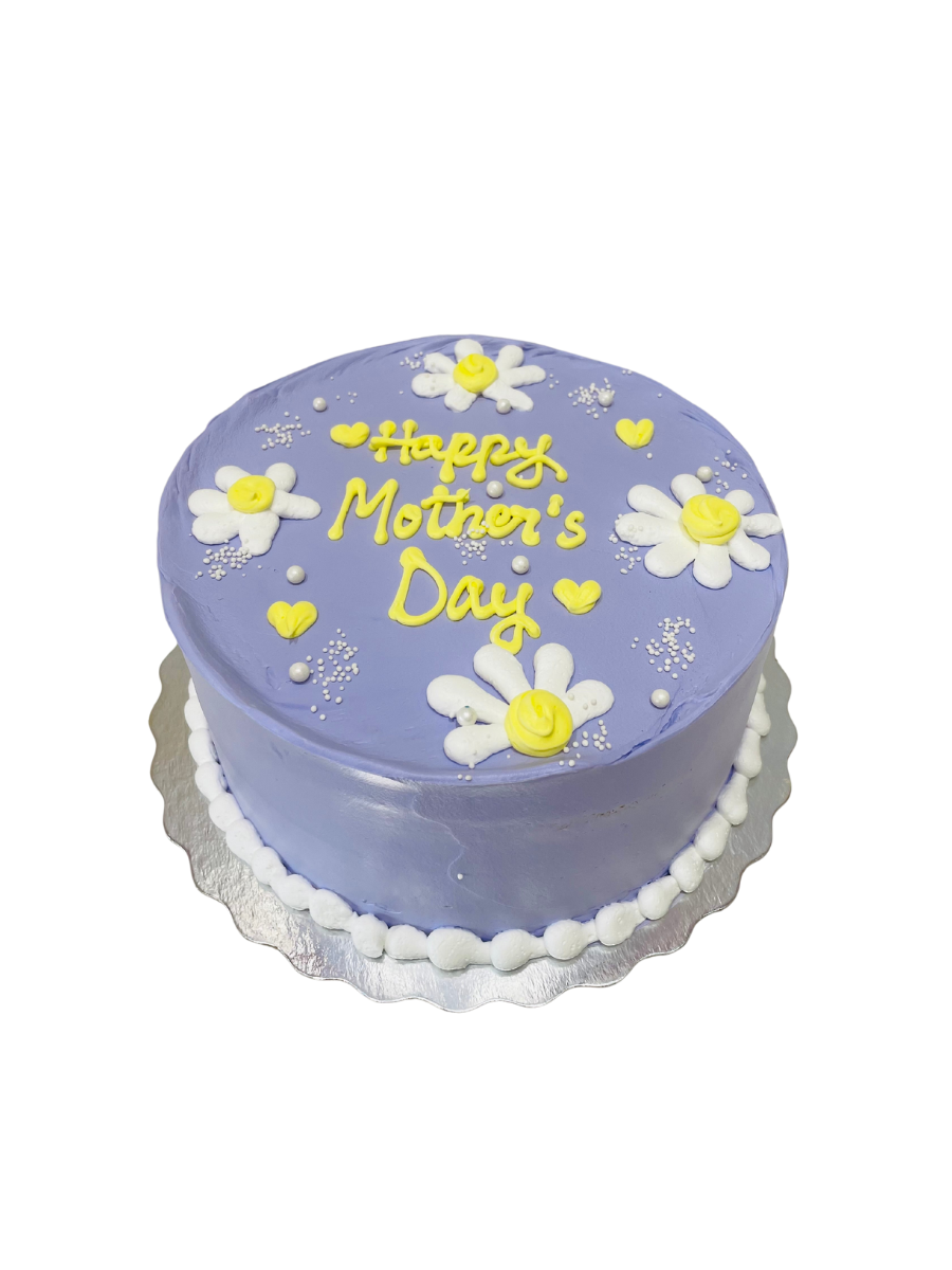 Purple & Yellow Mother's Day Cake