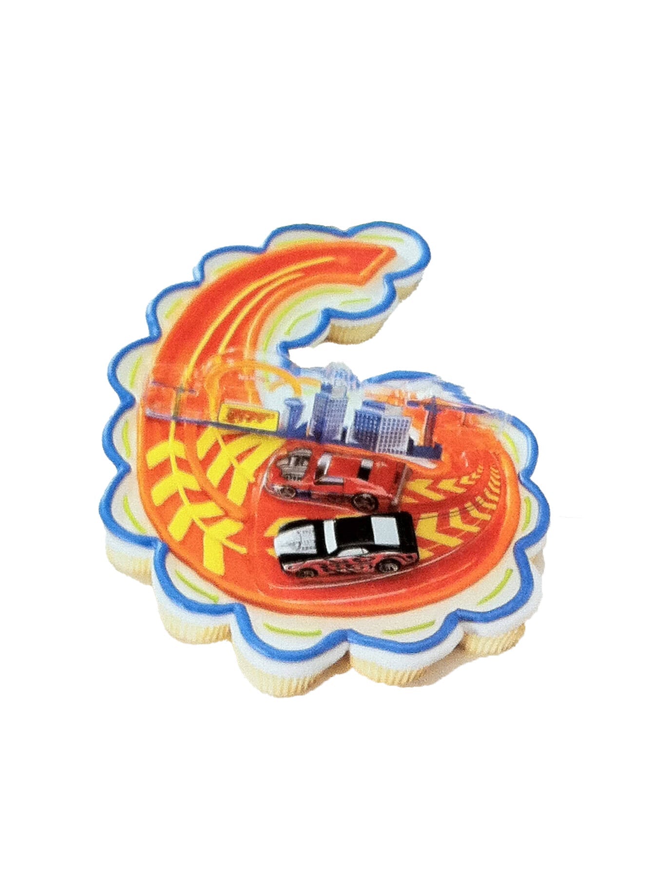 6Th Birthday Hot Wheels Cupcakes