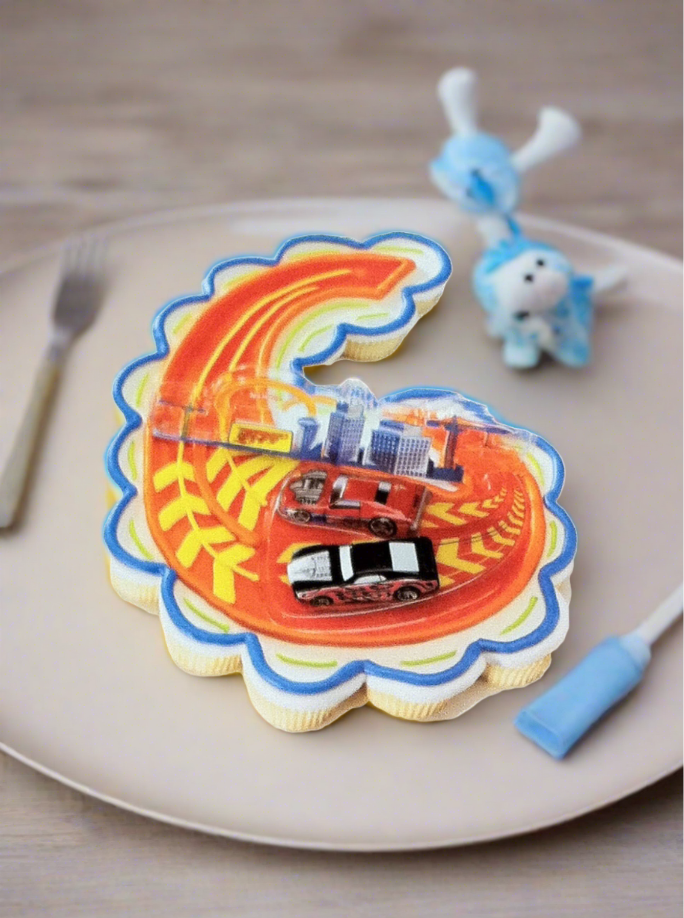 6Th Birthday Hot Wheels Cupcakes