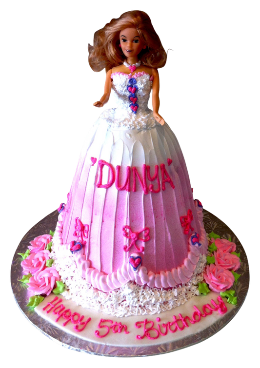 Dunya Barbie Doll Cake