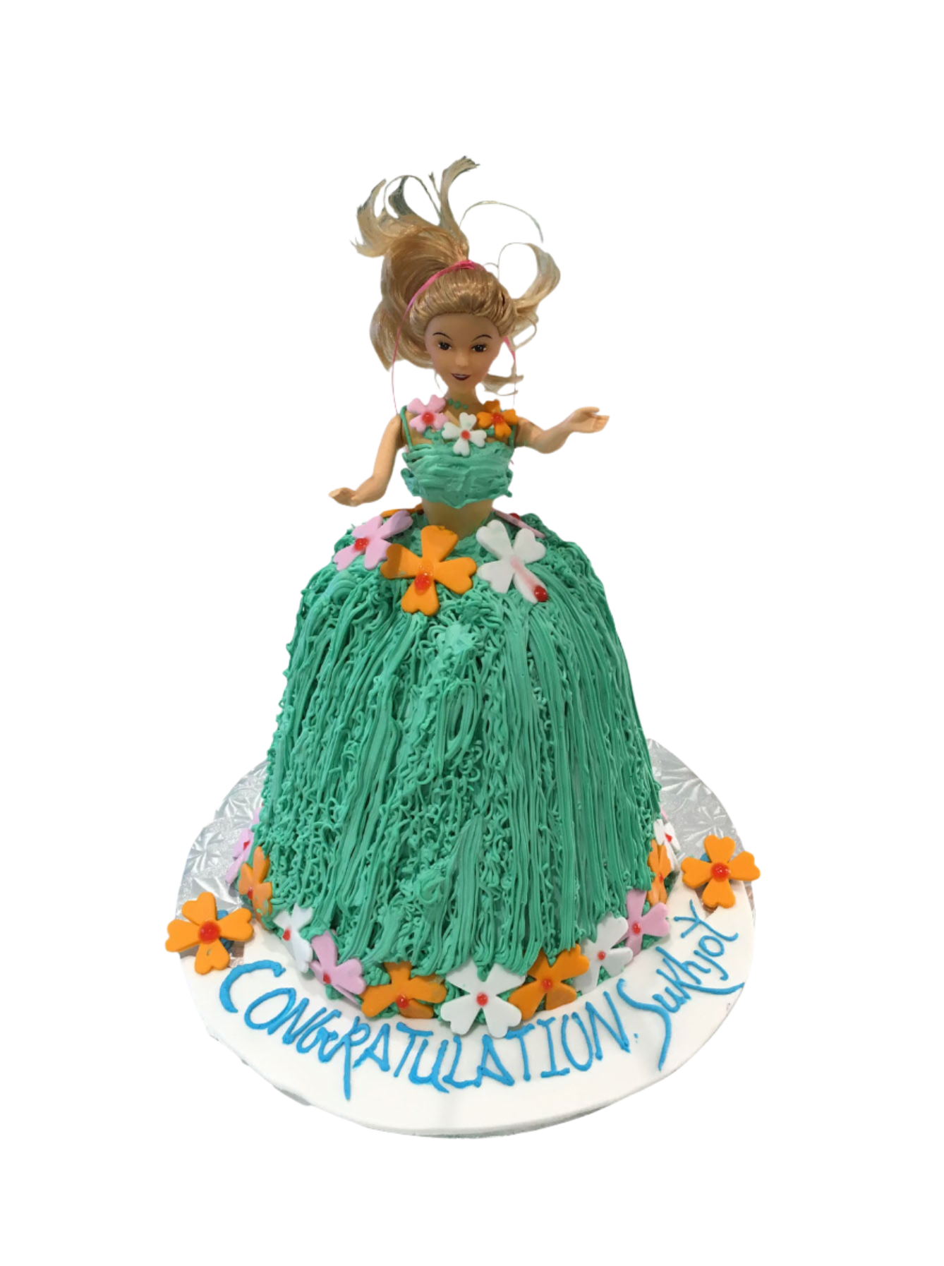 Sukhjot Barbie Doll Cake
