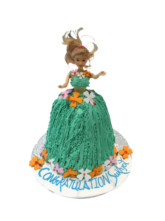 Sukhjot Barbie Doll Cake
