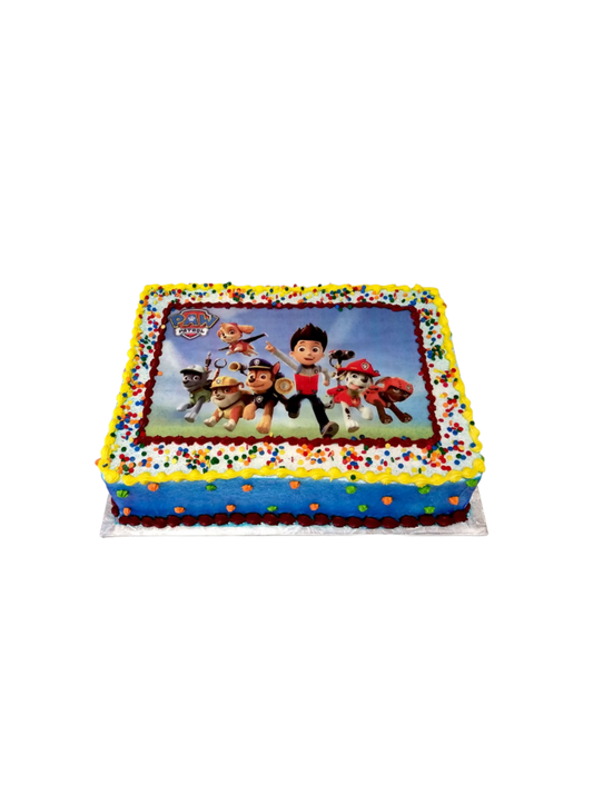 Paw Patrol Photo Cake