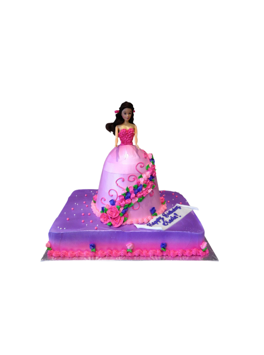 Karla Barbie Doll Cake