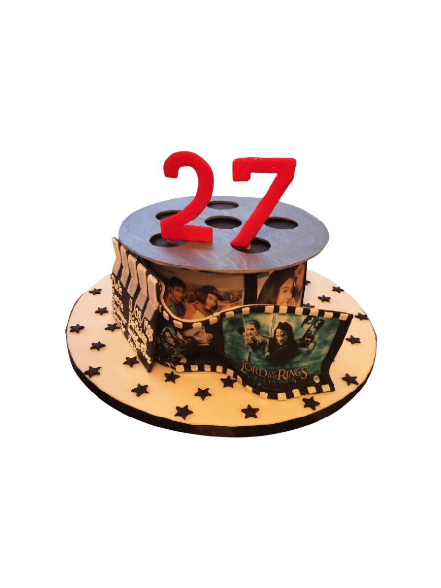 Film Theme Fondant Cake