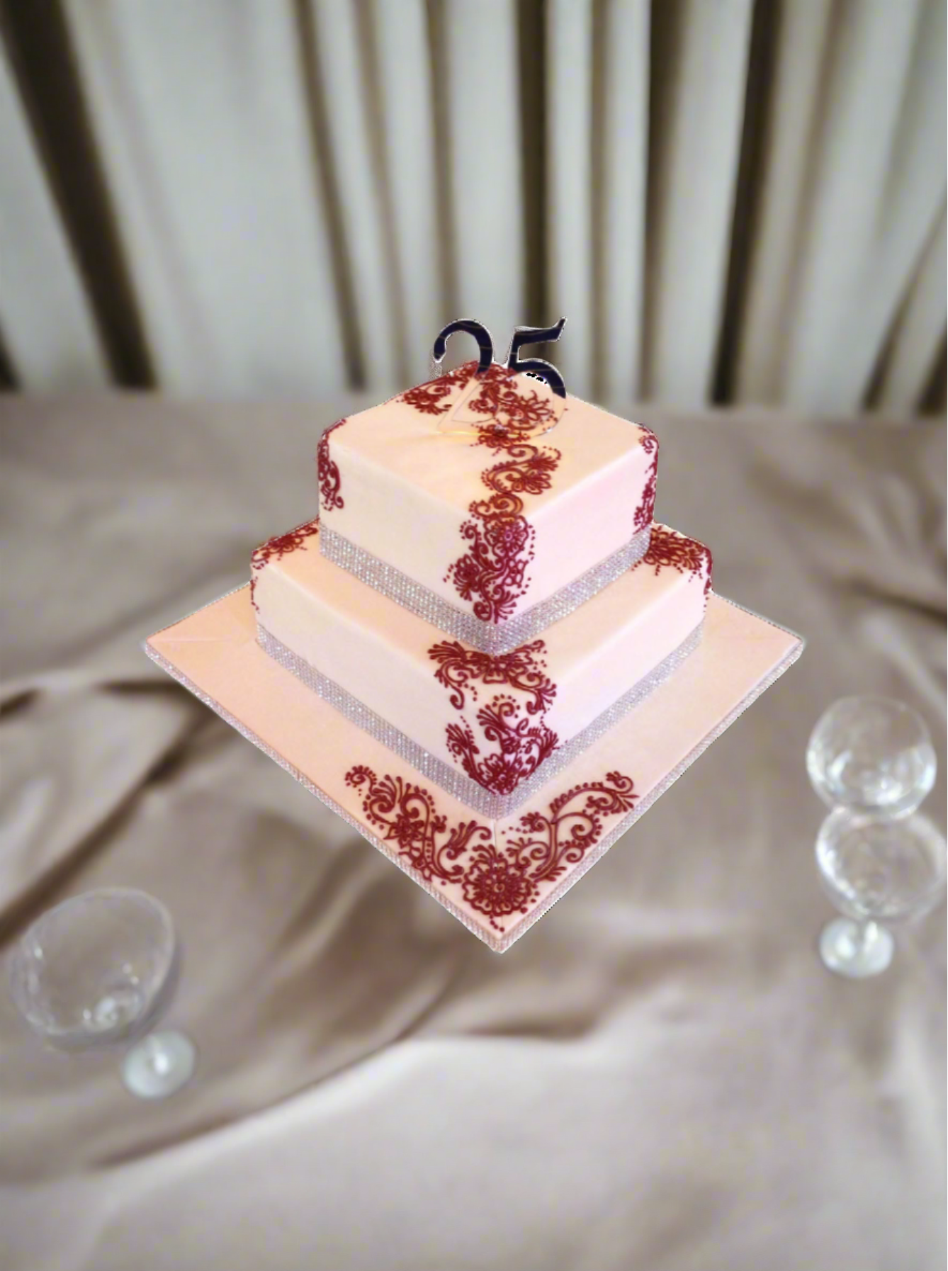 Tiffy Henna Wedding Cake