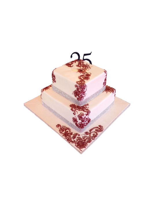 Tiffy Henna Wedding Cake
