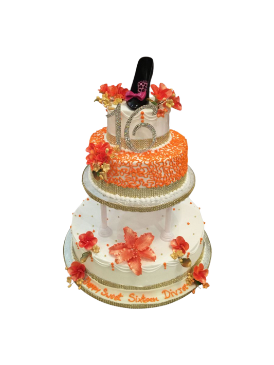 Divjot Sweet Sixteen Cake