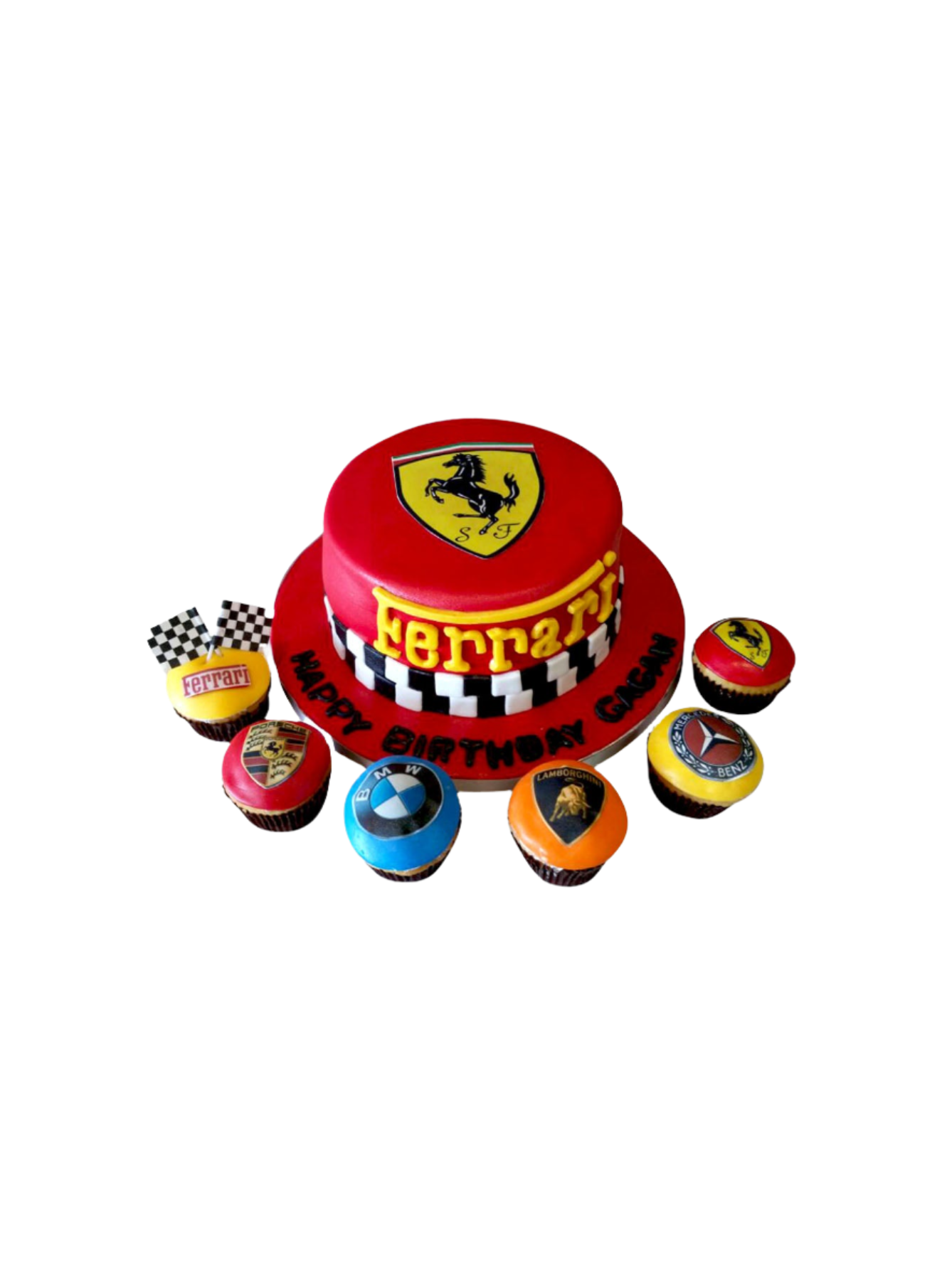 Ferrari Theme Cake