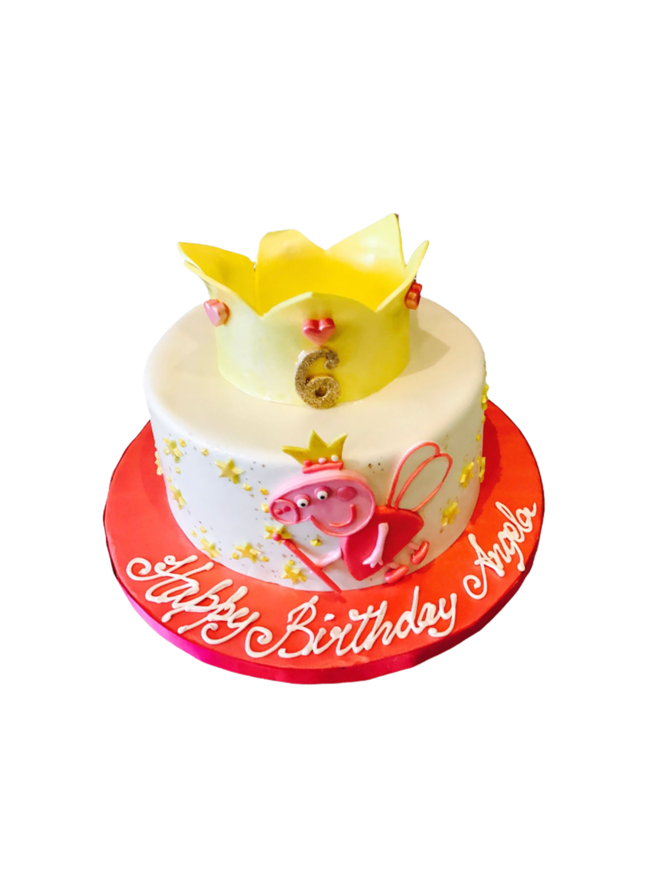 Peppa Pig Fondant Cake