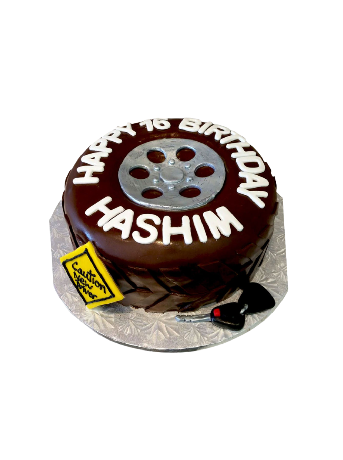 Hashim Tyre Fondant Cake