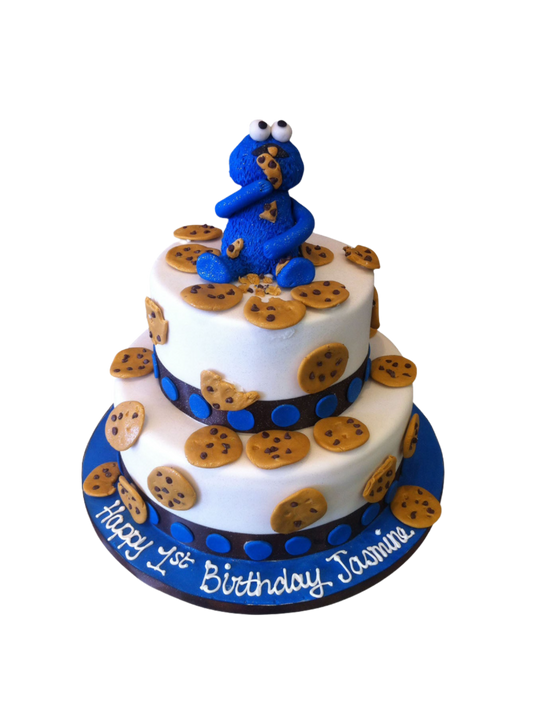 Jasmine Cookie Monster Cake