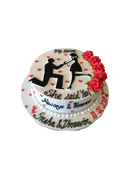 Proposal Cake