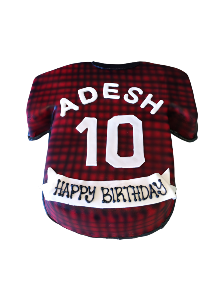 Adesh Jersey Molded Cake