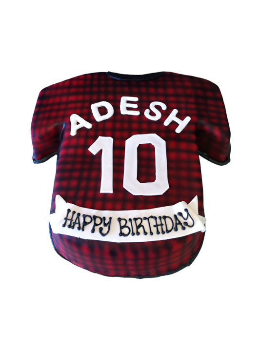 Adesh Jersey Molded Cake