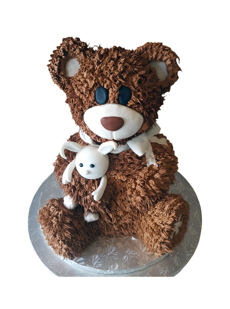 3D Bear Molded Cake