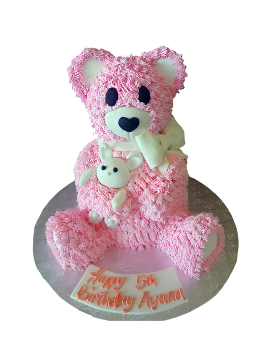 3D Bear Molded Cake