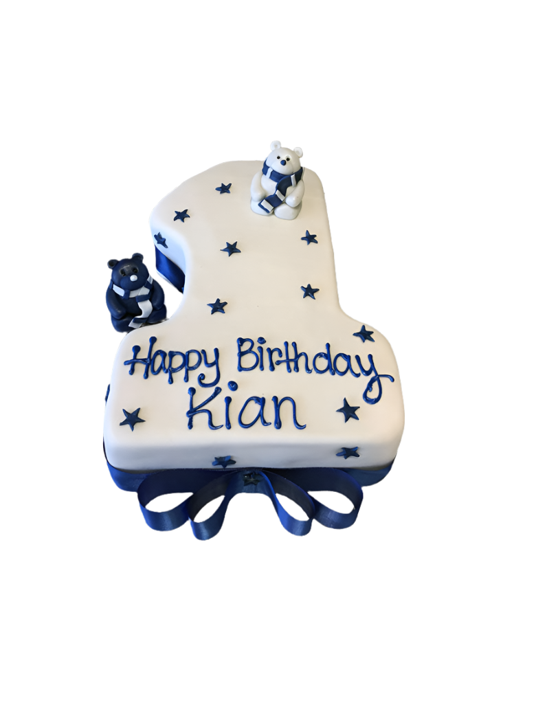 Kian 1St Birthday Molded Cake
