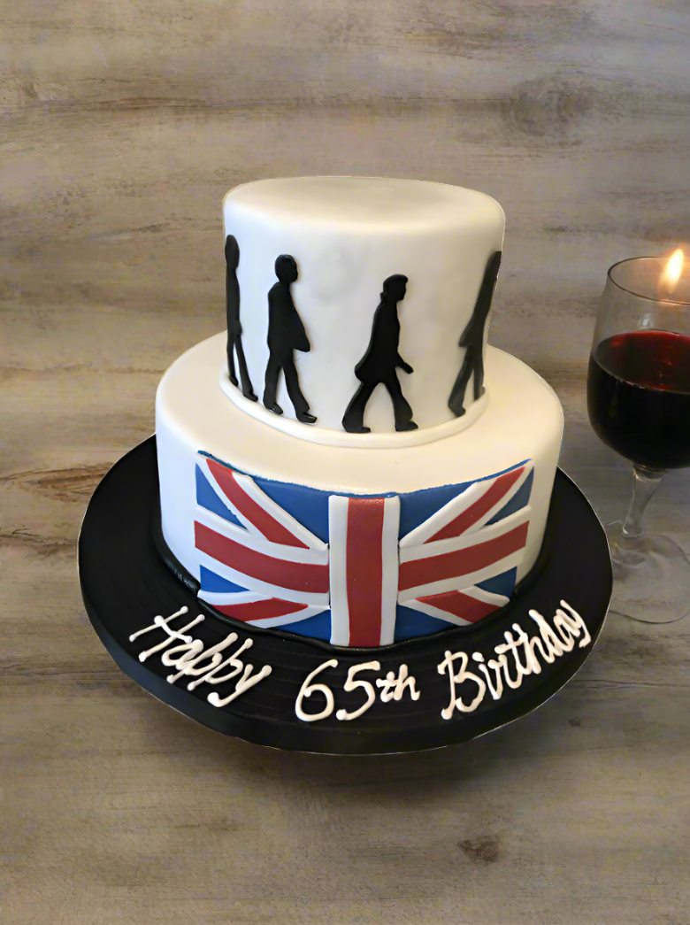 The Beatles Fondant Cake