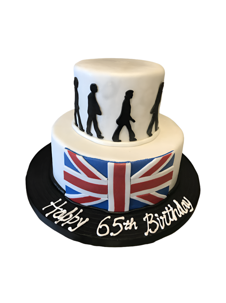 The Beatles Fondant Cake