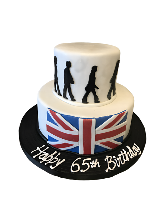 The Beatles Fondant Cake