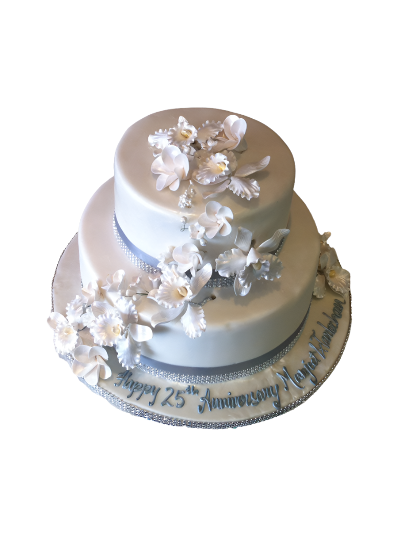 Orchid Fondant Cake