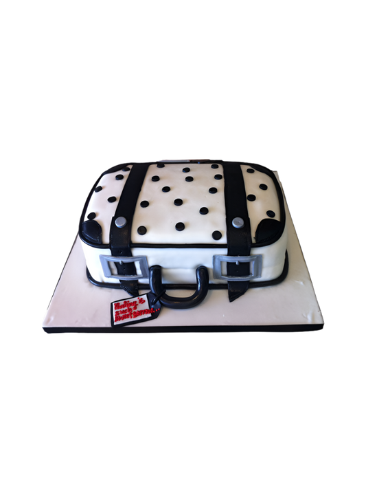 Suitcase Molded Cake