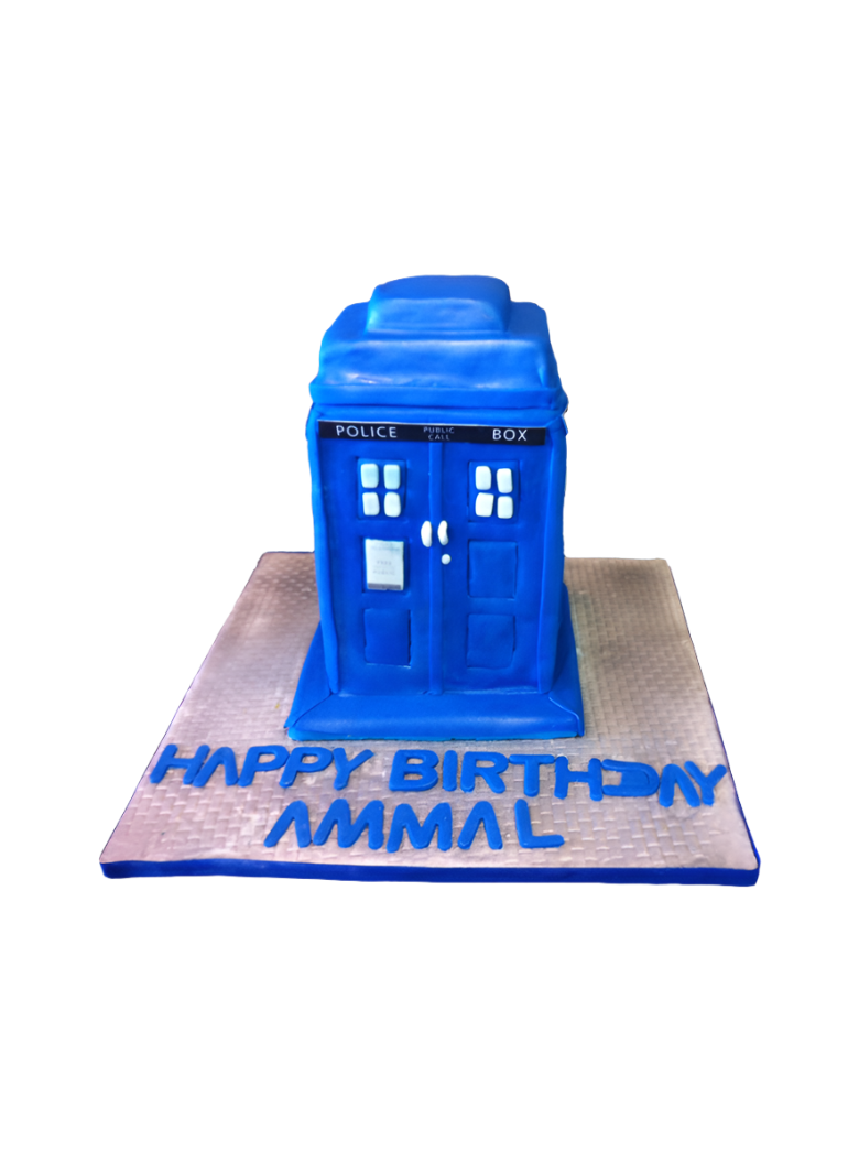 Police Box Cake