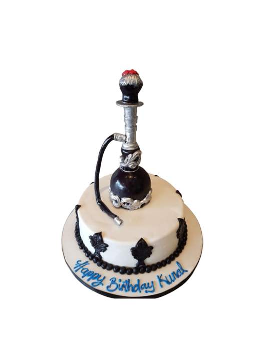 Kunal Hookah Fondant Cake
