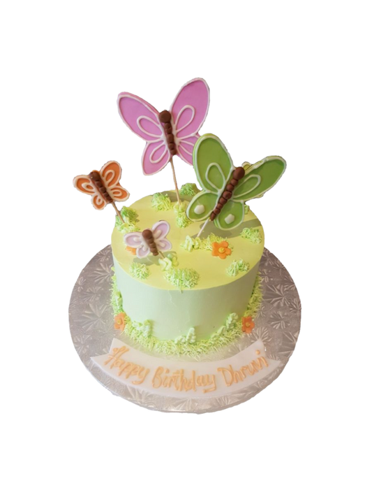 Dhruvi Butterfly Cake