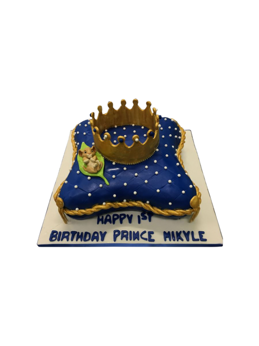 Prince Mikyle Crown Cake