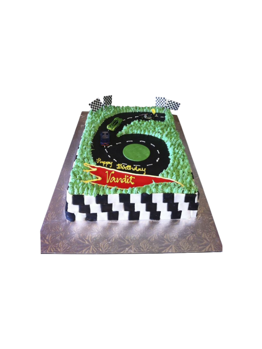 Vandit Car Track Cake