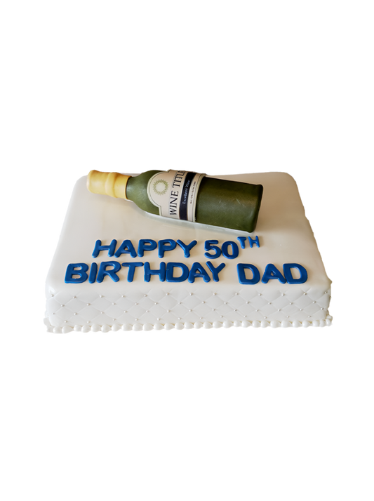 Wine Bottle Cake