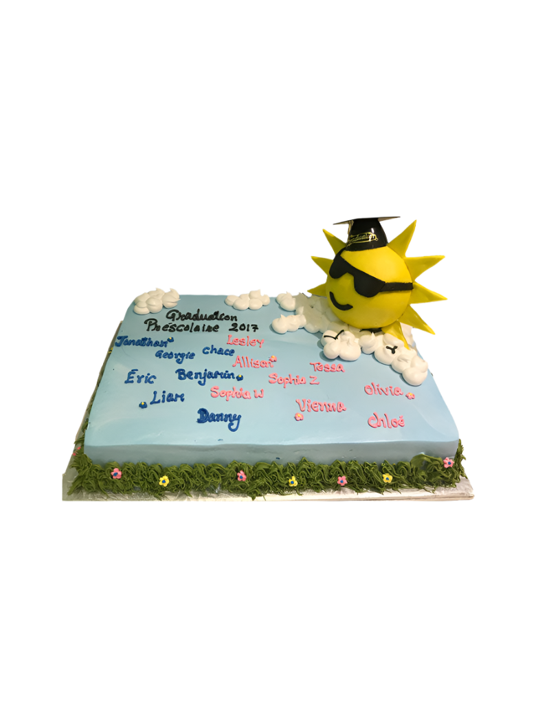 Sunshine Graduation Cake
