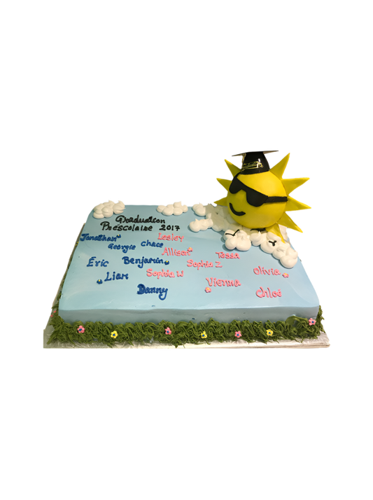 Sunshine Graduation Cake