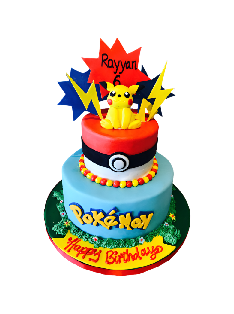 Pokemon Fondant Cake