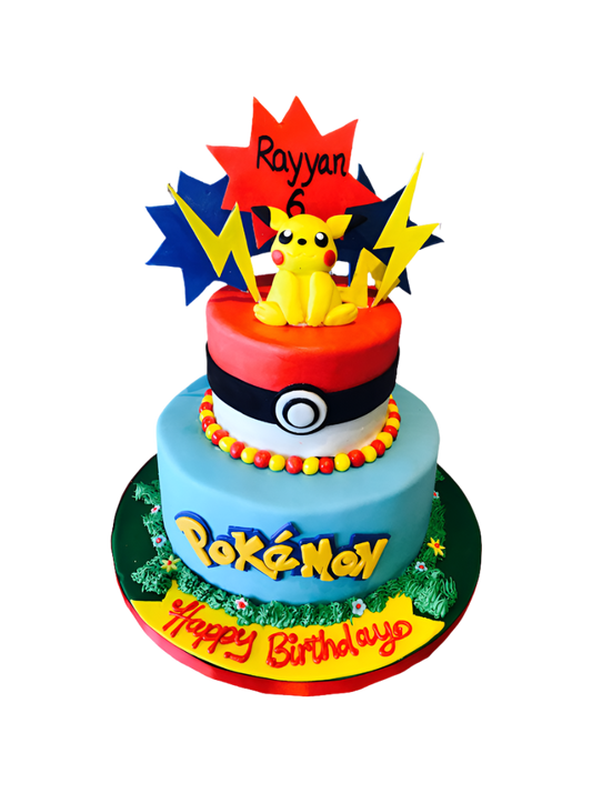 Pokemon Fondant Cake