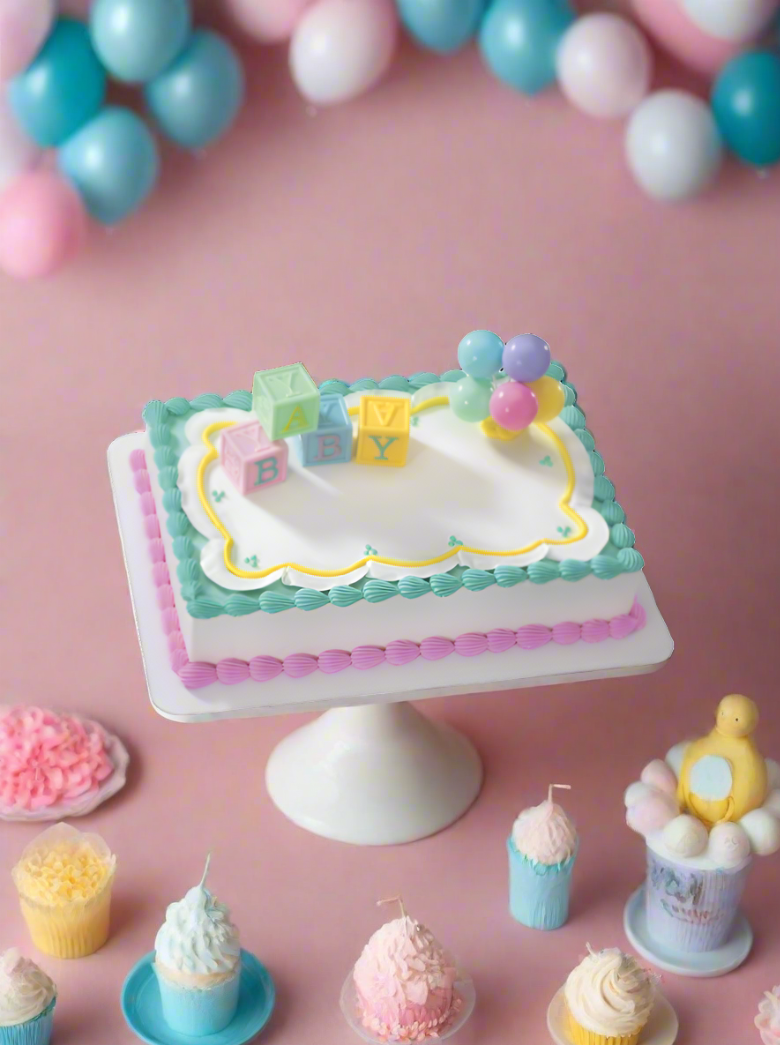Treesa Baby Block Baby Shower Cake