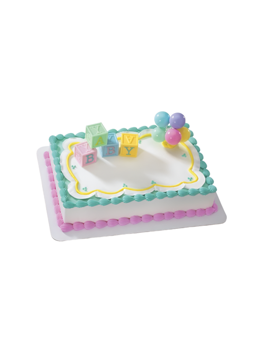 Treesa Baby Block Baby Shower Cake