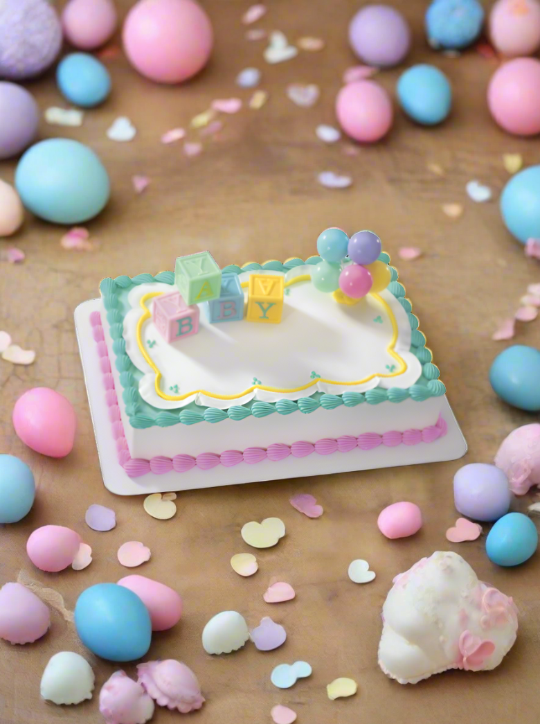 Treesa Baby Block Baby Shower Cake