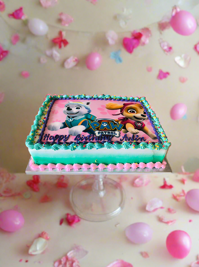Skye & Everest Paw Patrol Cake