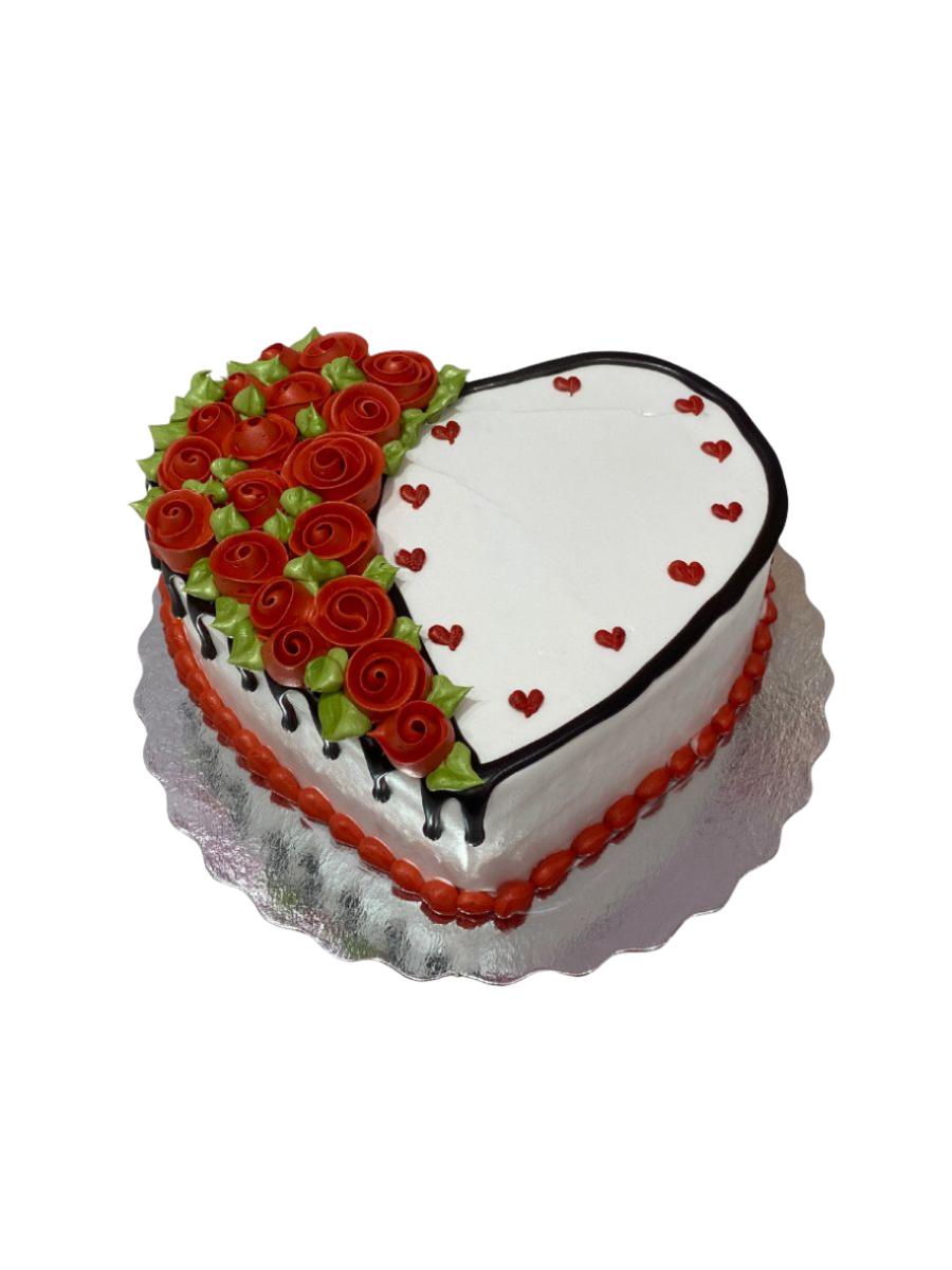 Rose Valentine Cake