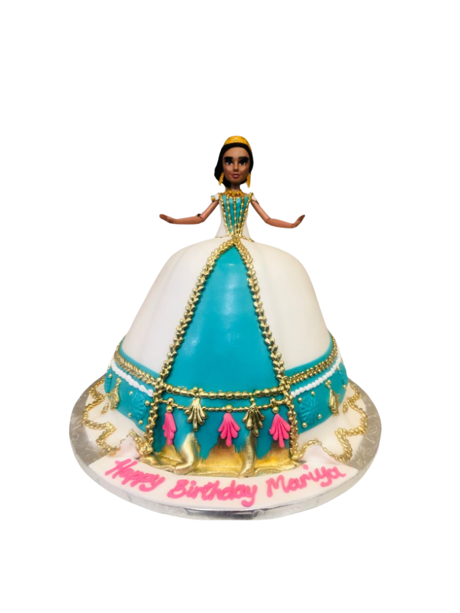Jasmine Fondant Barbie Doll Cake