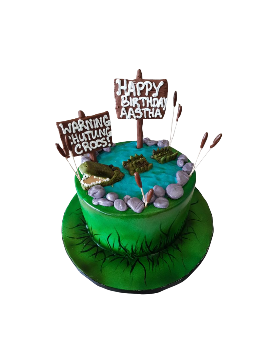 Crocodile Birthday Cake