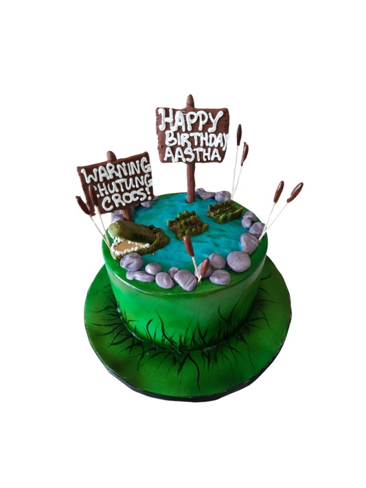 Crocodile Birthday Cake