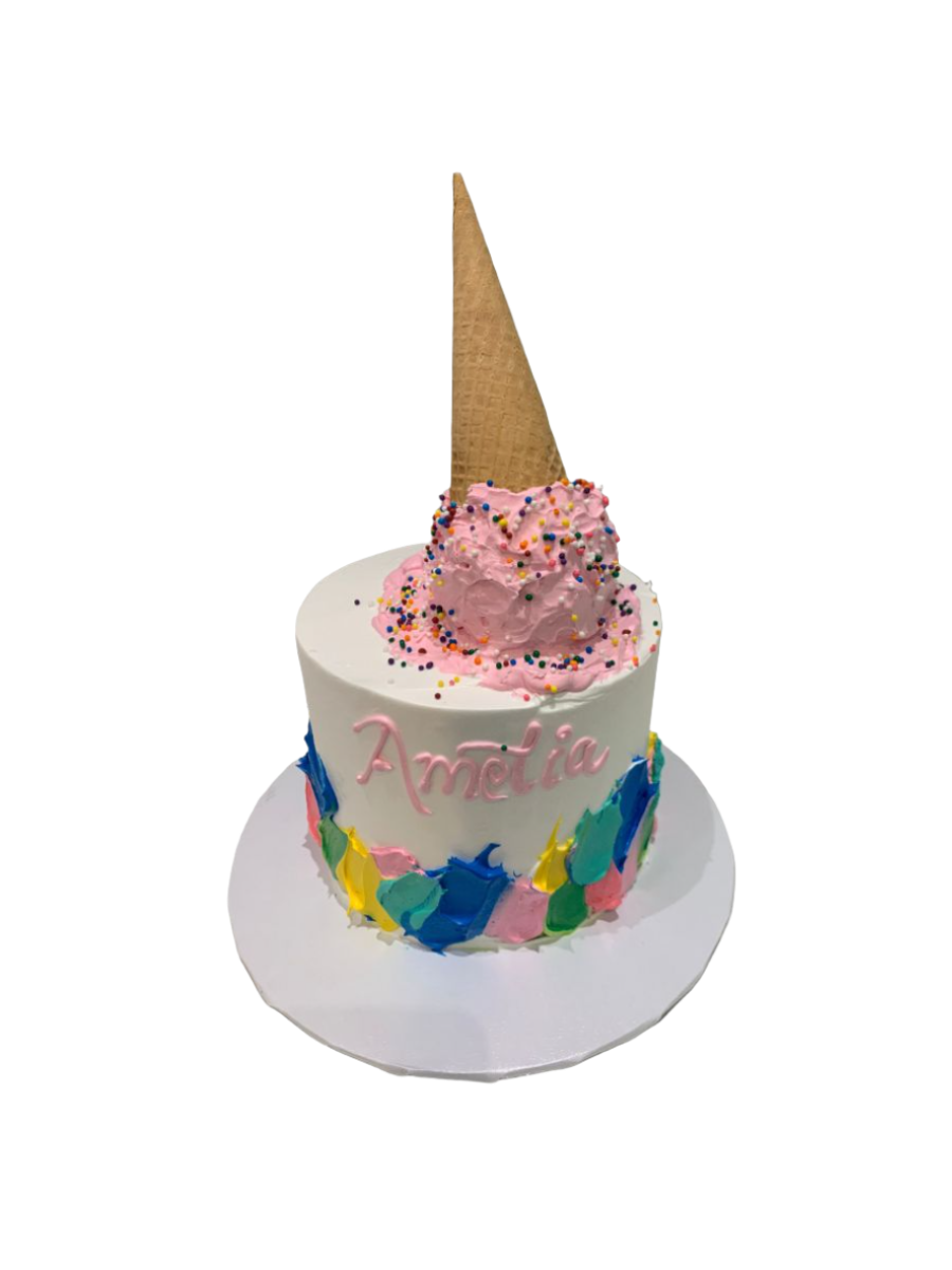 Amelia Ice-Cream Cone Cake