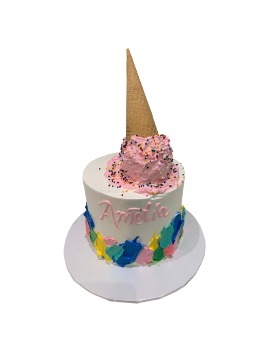 Amelia Ice-Cream Cone Cake