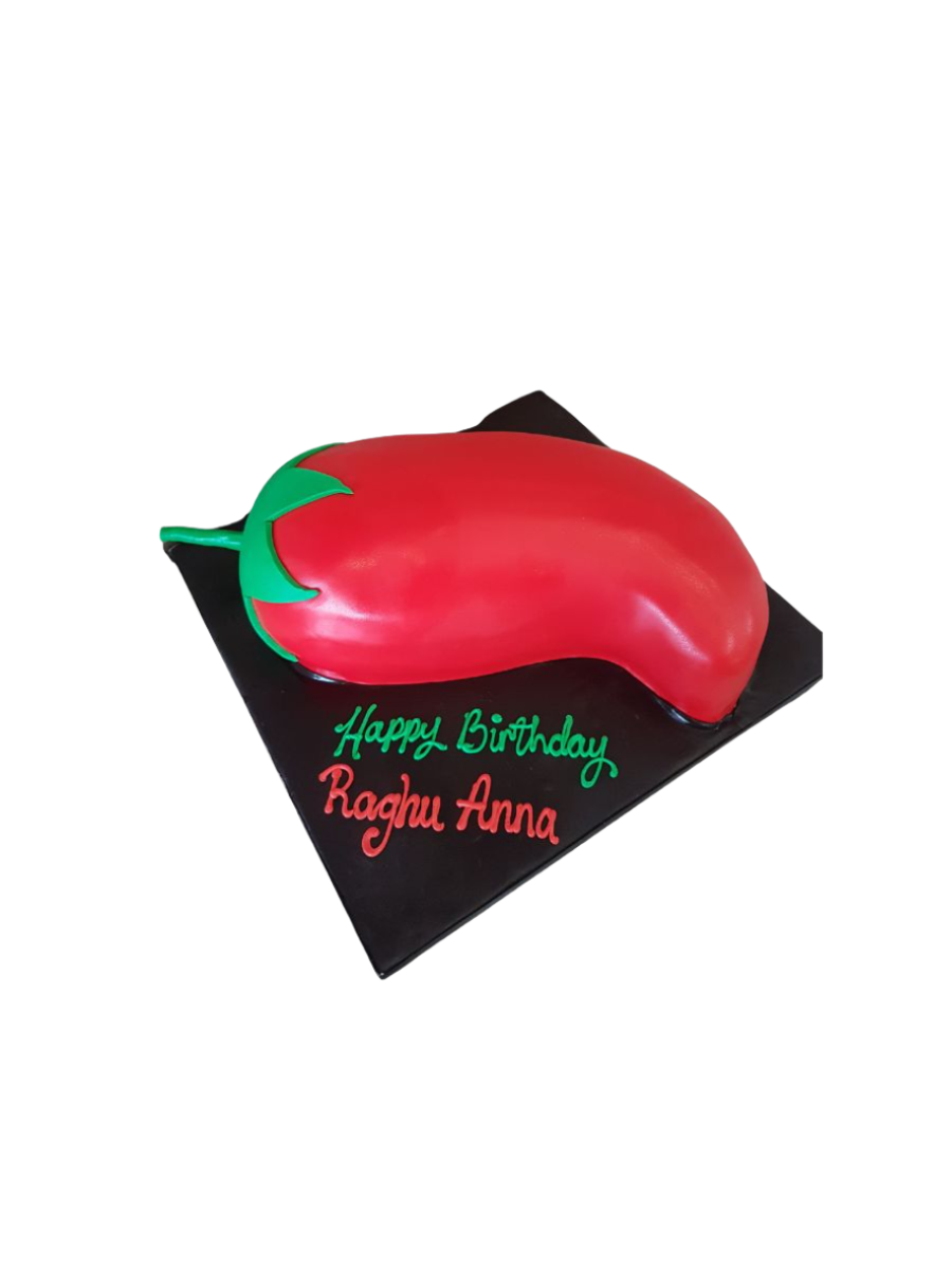 Red Chilly Molded Cake